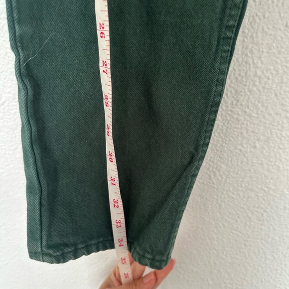 Levi’s orange label rare vintage forest green denim jeans 24 - Picture 7 of 8
